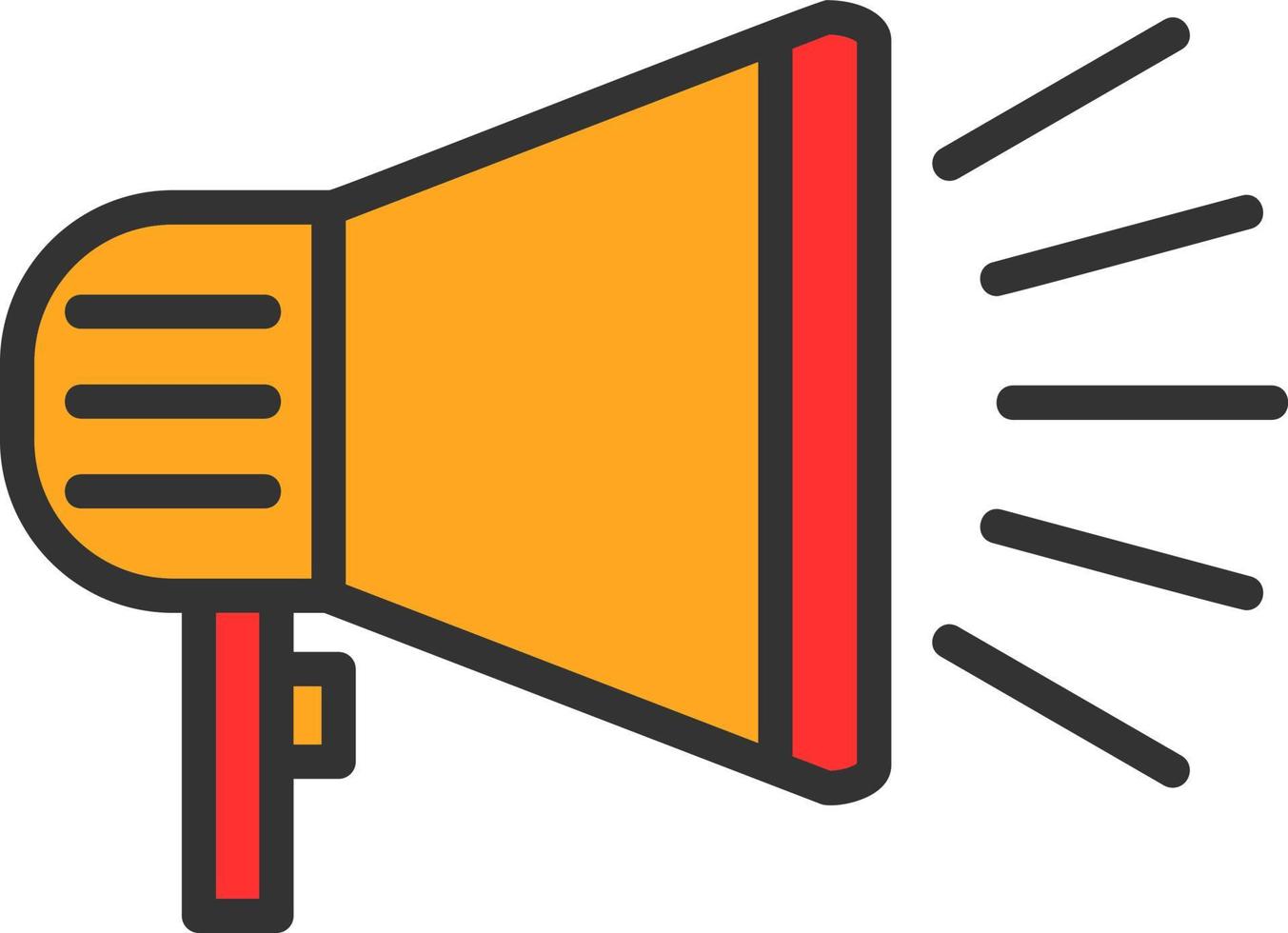 Loud Speaker Vector Icon Design
