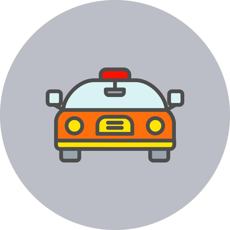 icono de vector de taxi