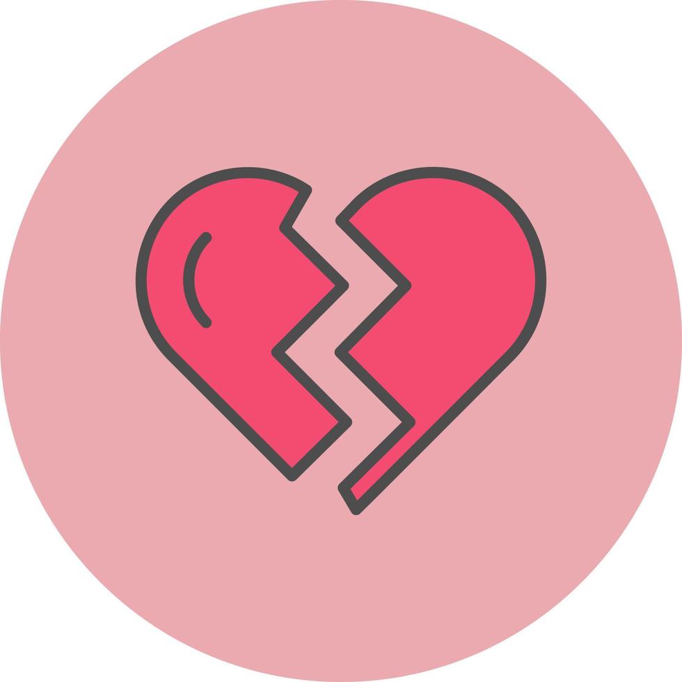 Heartbroken Vector Icon