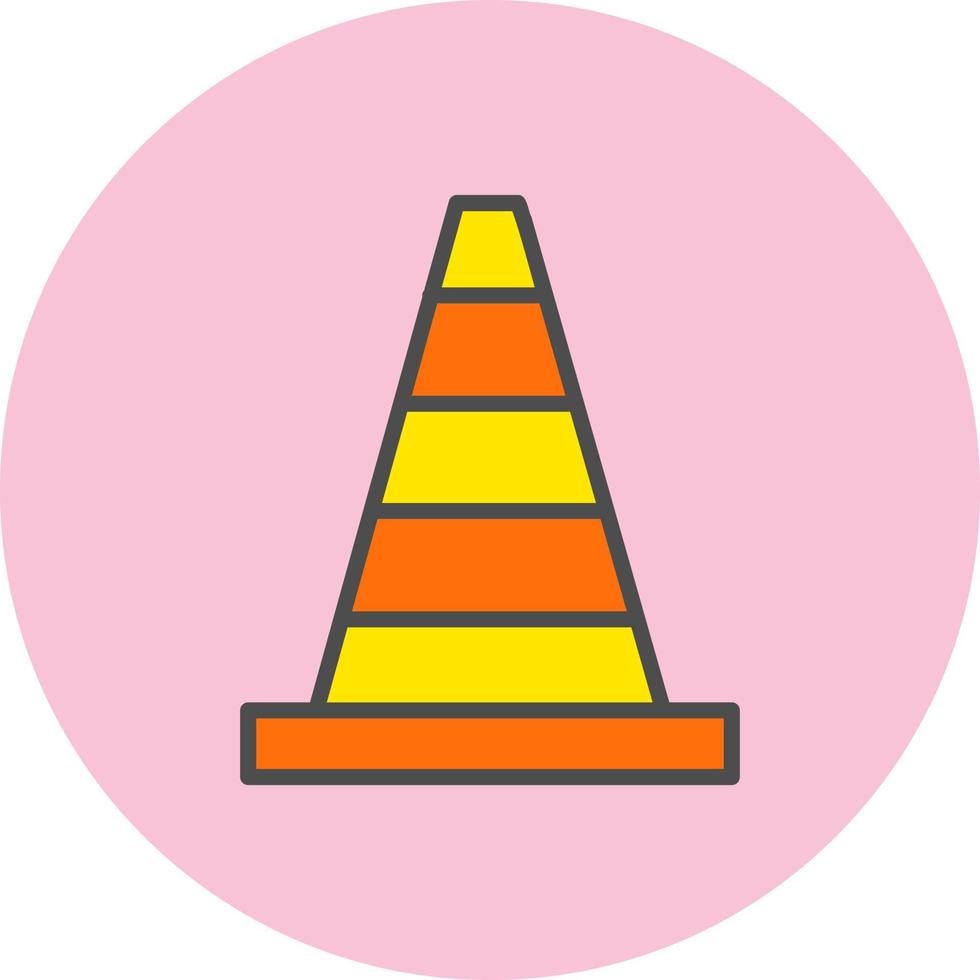 Traffic Cone Vector Icon