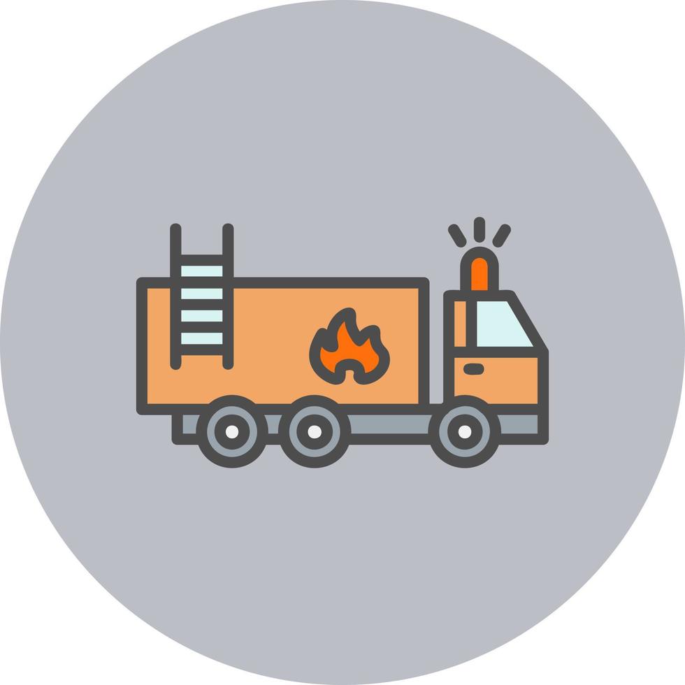 Fire Truck Vector Icon