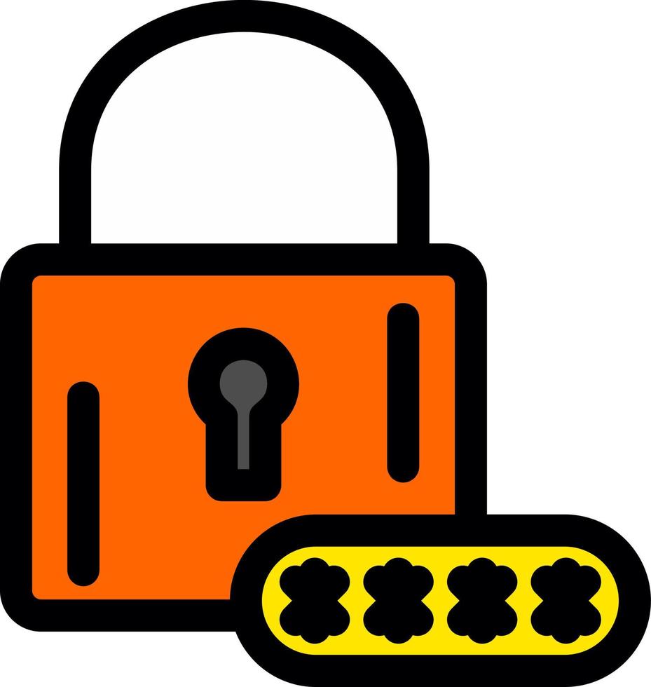 Password Vector Icon Design