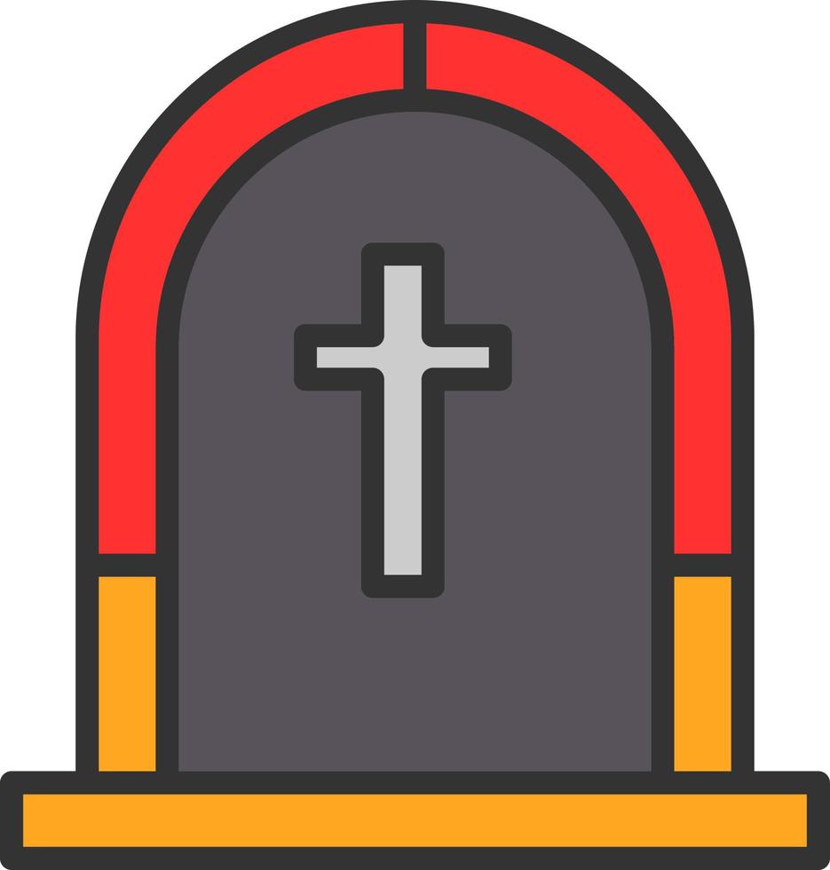 Funeral Vector Icon Design