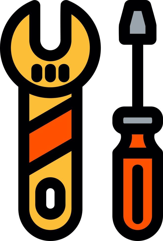 Wrench Vector Icon Design