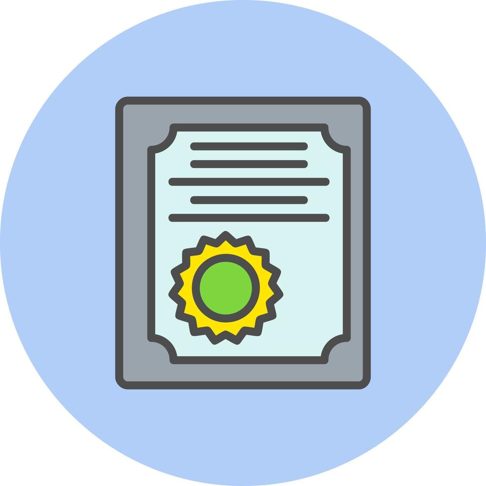 Certificate Vector Icon