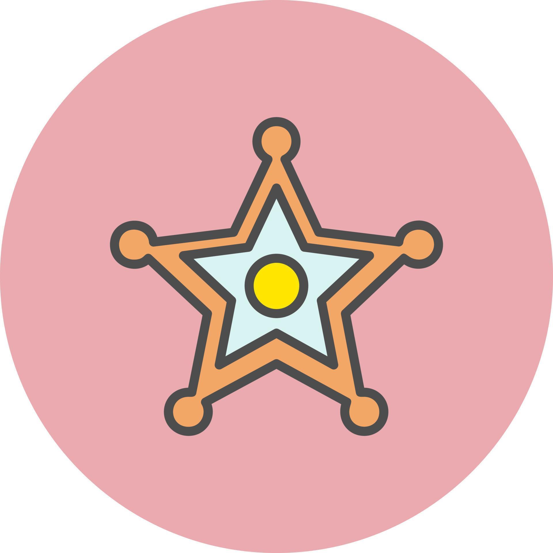 Sheriff Badge Vector Icon 16493008 Vector Art at Vecteezy