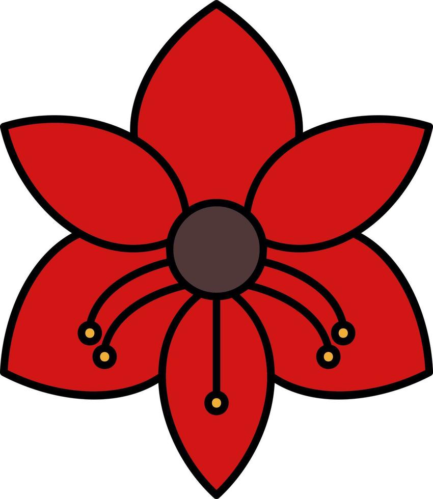 Amaryllis Vector Icon Design