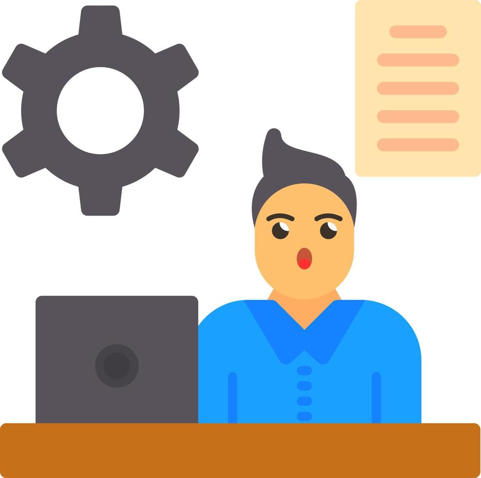 Multitasking Vector Icon Design