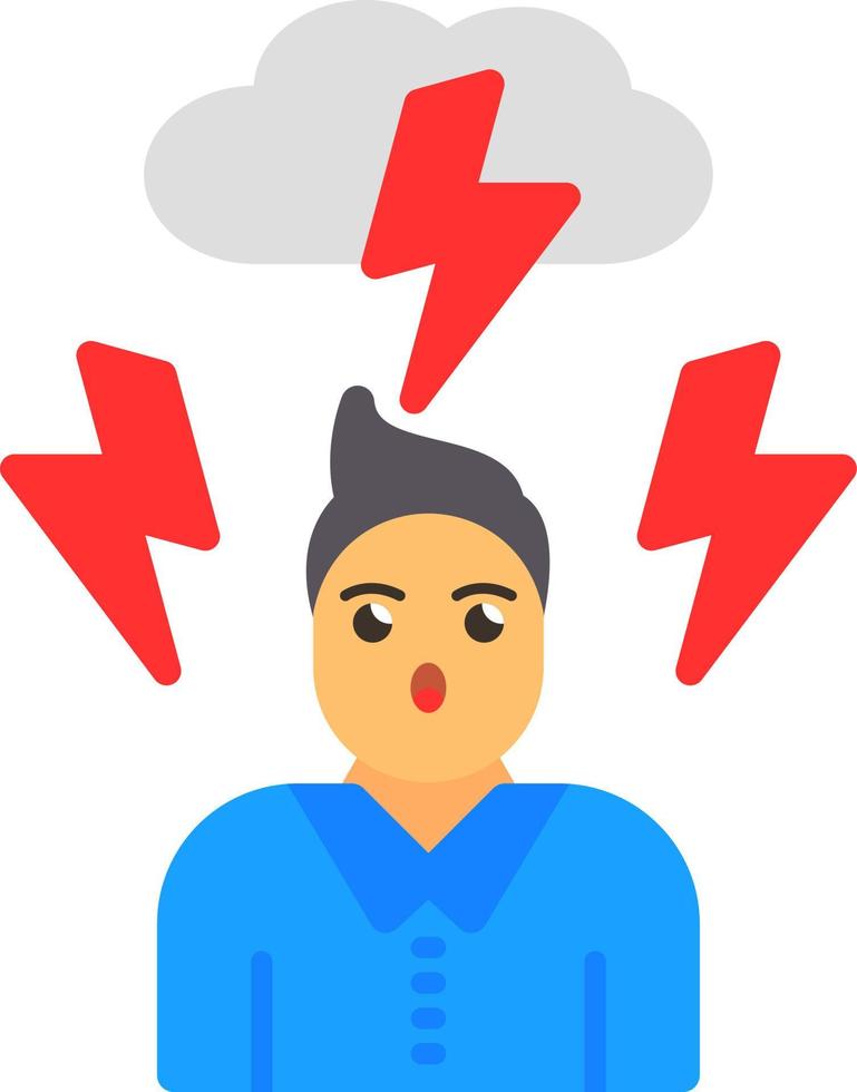 Stress Vector Icon Design