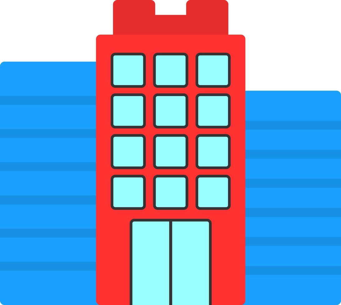 Multistorey Vector Icon Design