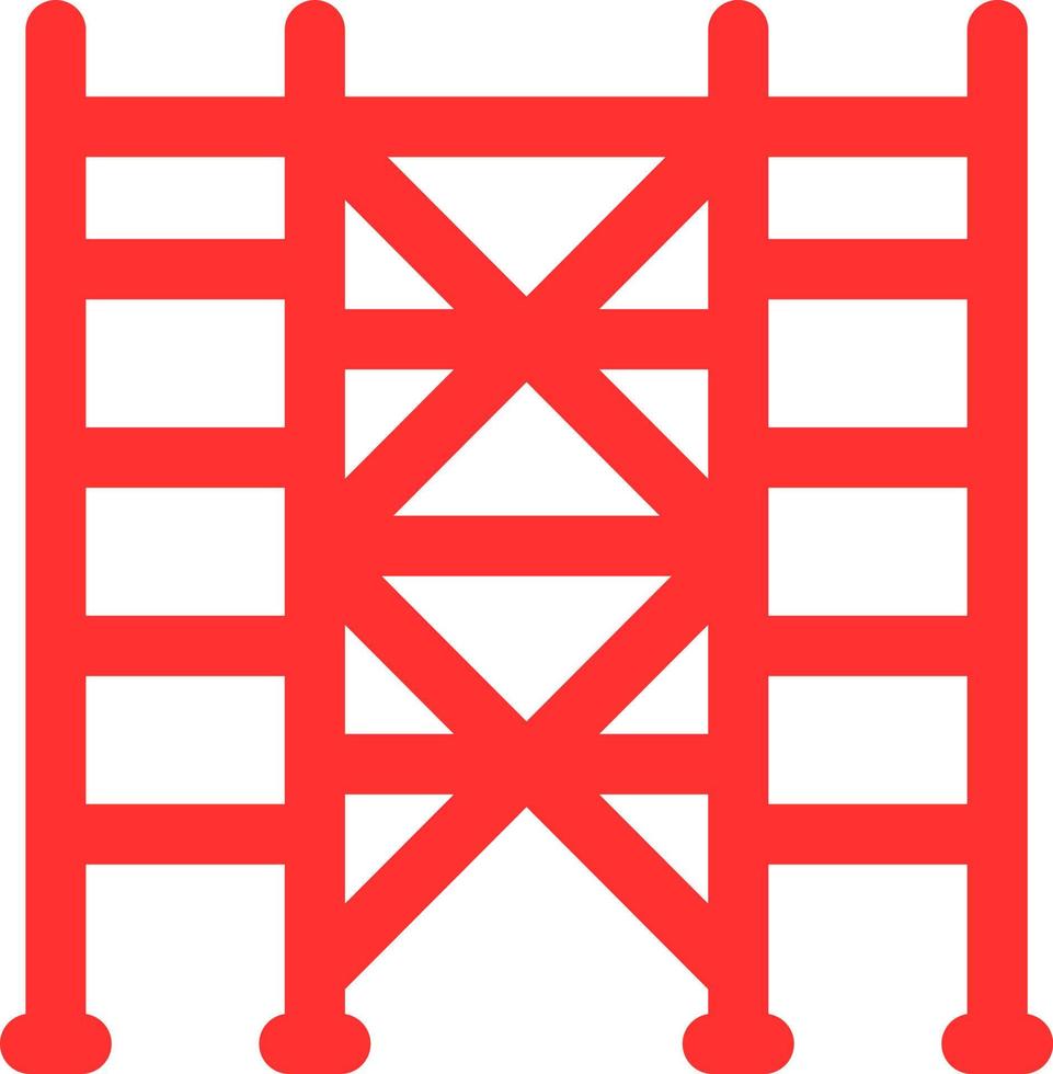 Scaffolding Vector Icon Design