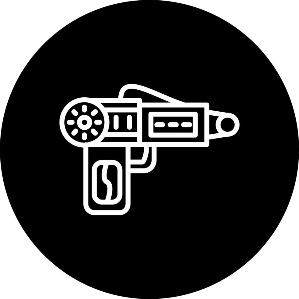 icono de vector de arma espacial