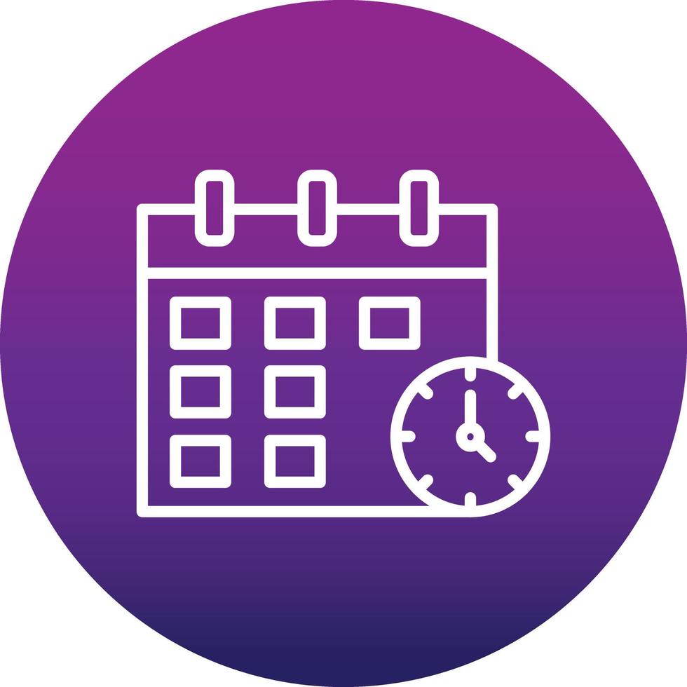 Period Time Vector Icon