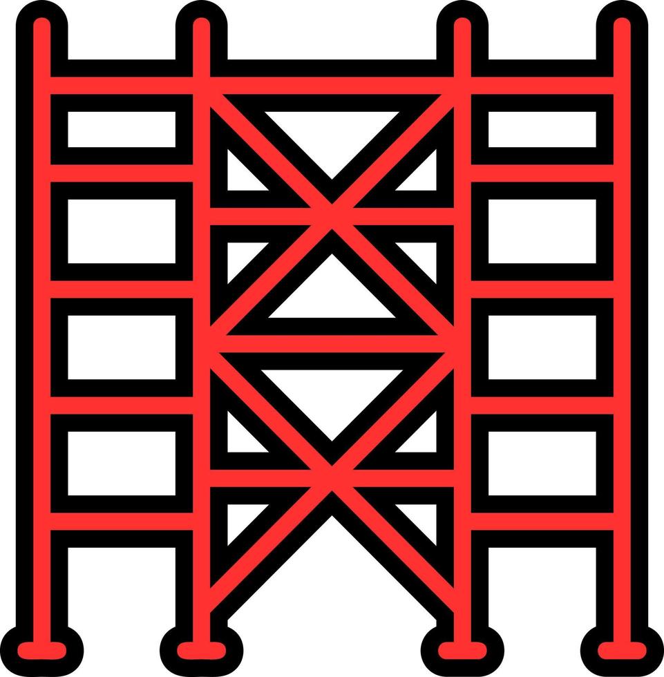 Scaffolding Vector Icon Design