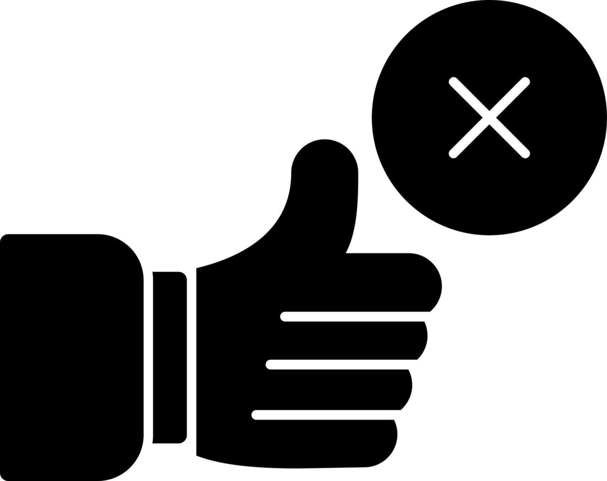 Disagree Vector Icon Design