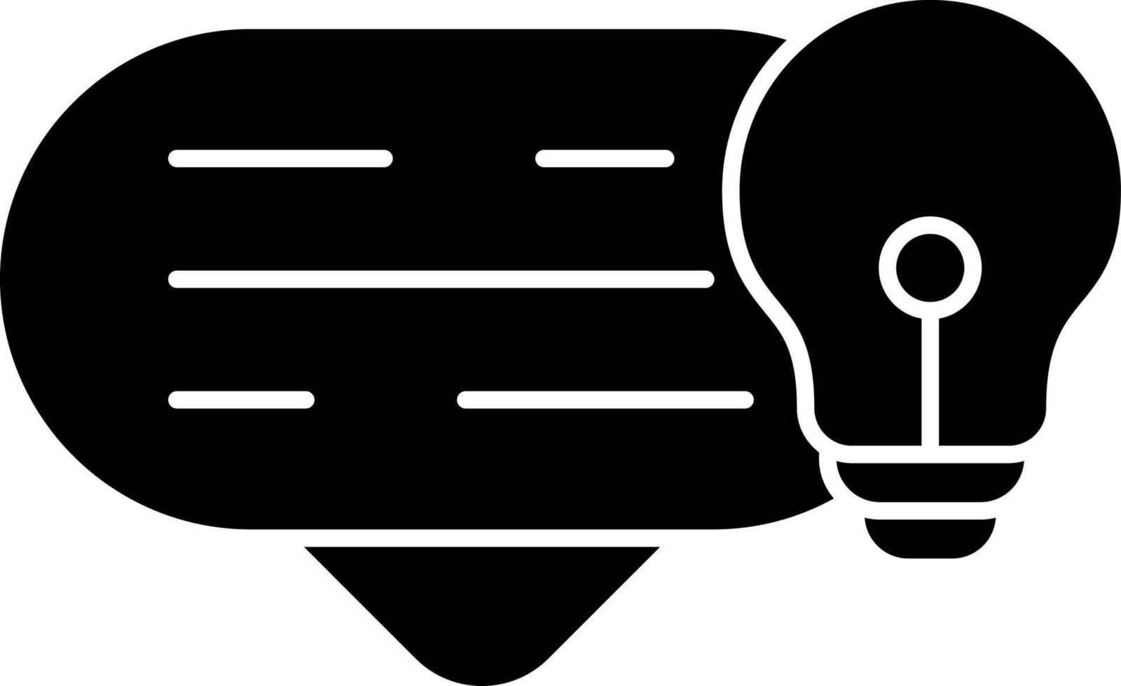 Opinion Vector Icon Design