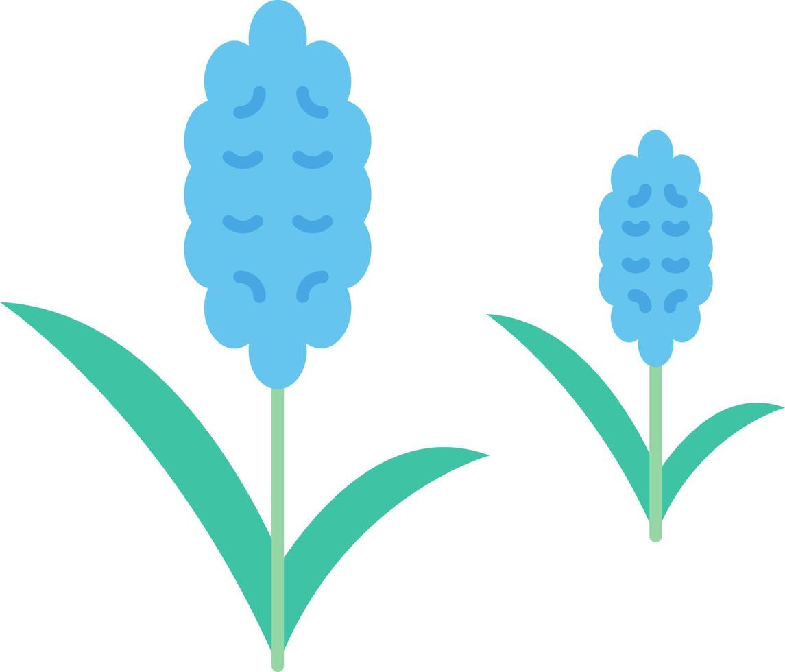 Hyacinth Vector Icon Design