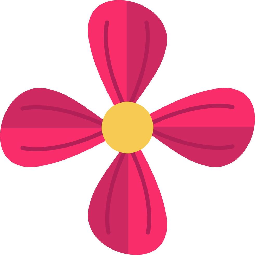 Geranium Vector Icon Design