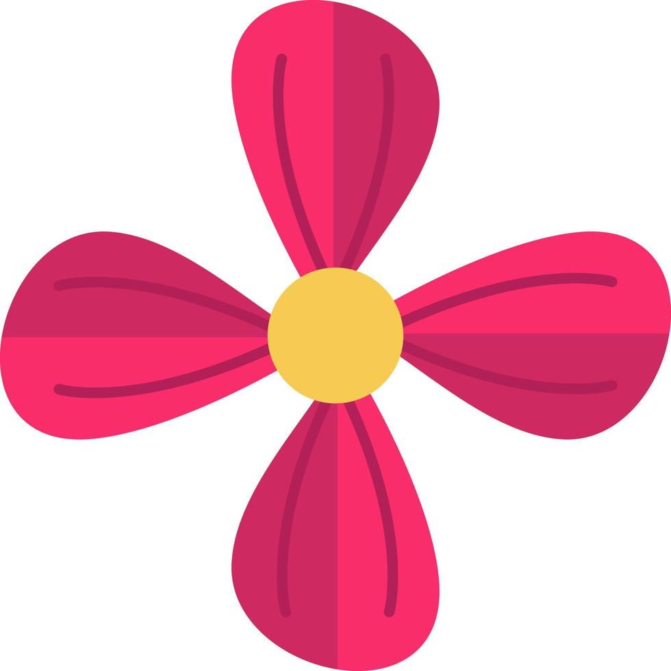 Geranium Vector Icon Design