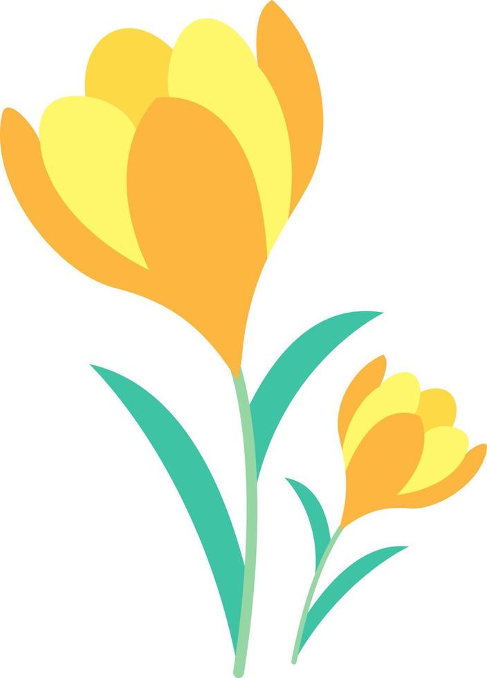 Crocus Vector Icon Design