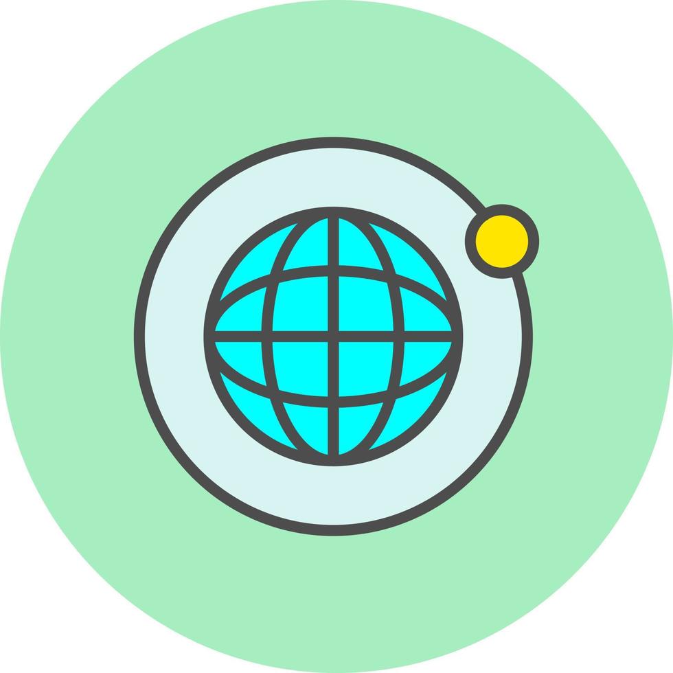 Orbit Network Vector Icon