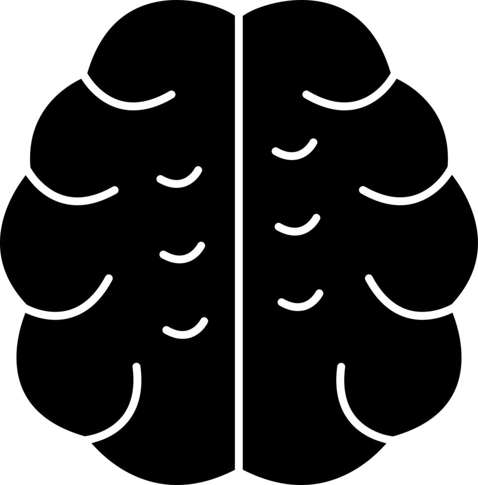 diseño de icono de vector de cerebro