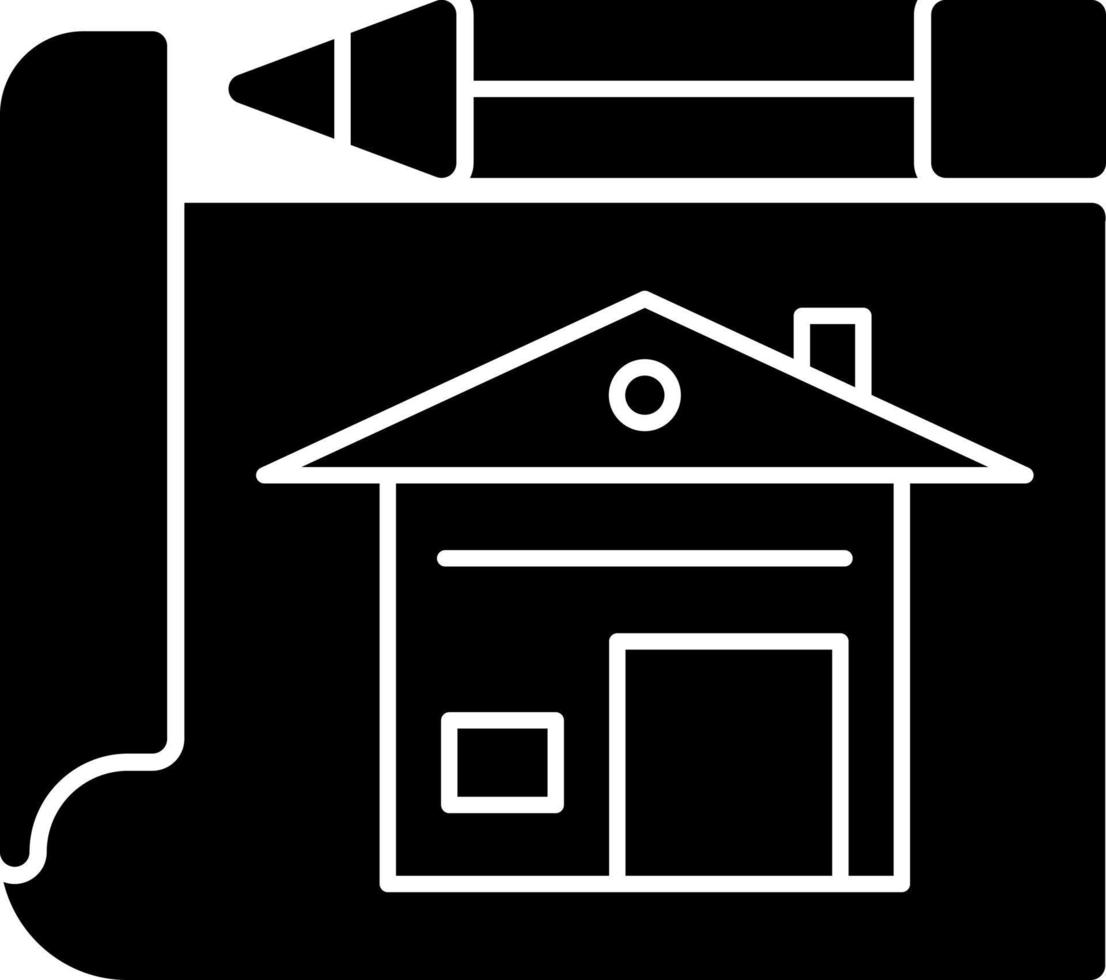 House Plan Vector Icon Design