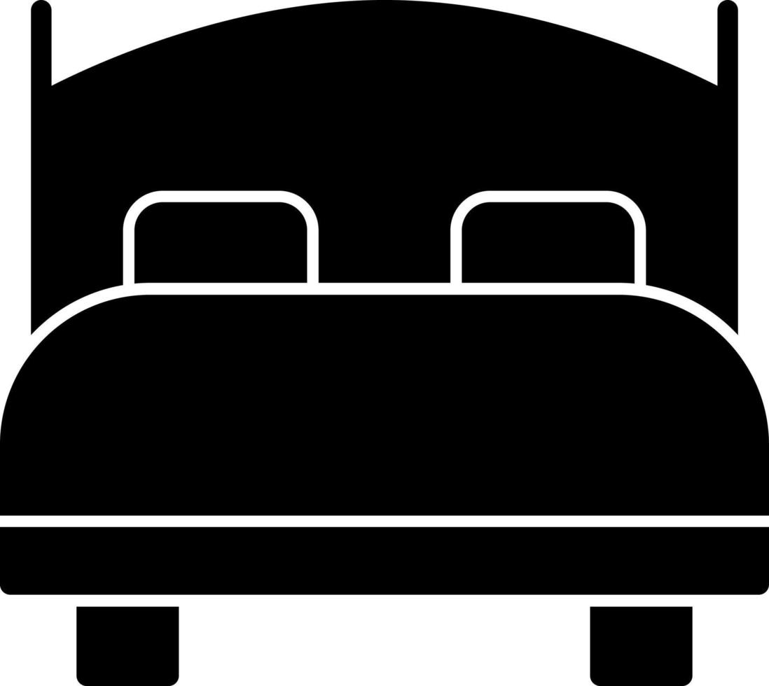 Bed Vector Icon Design