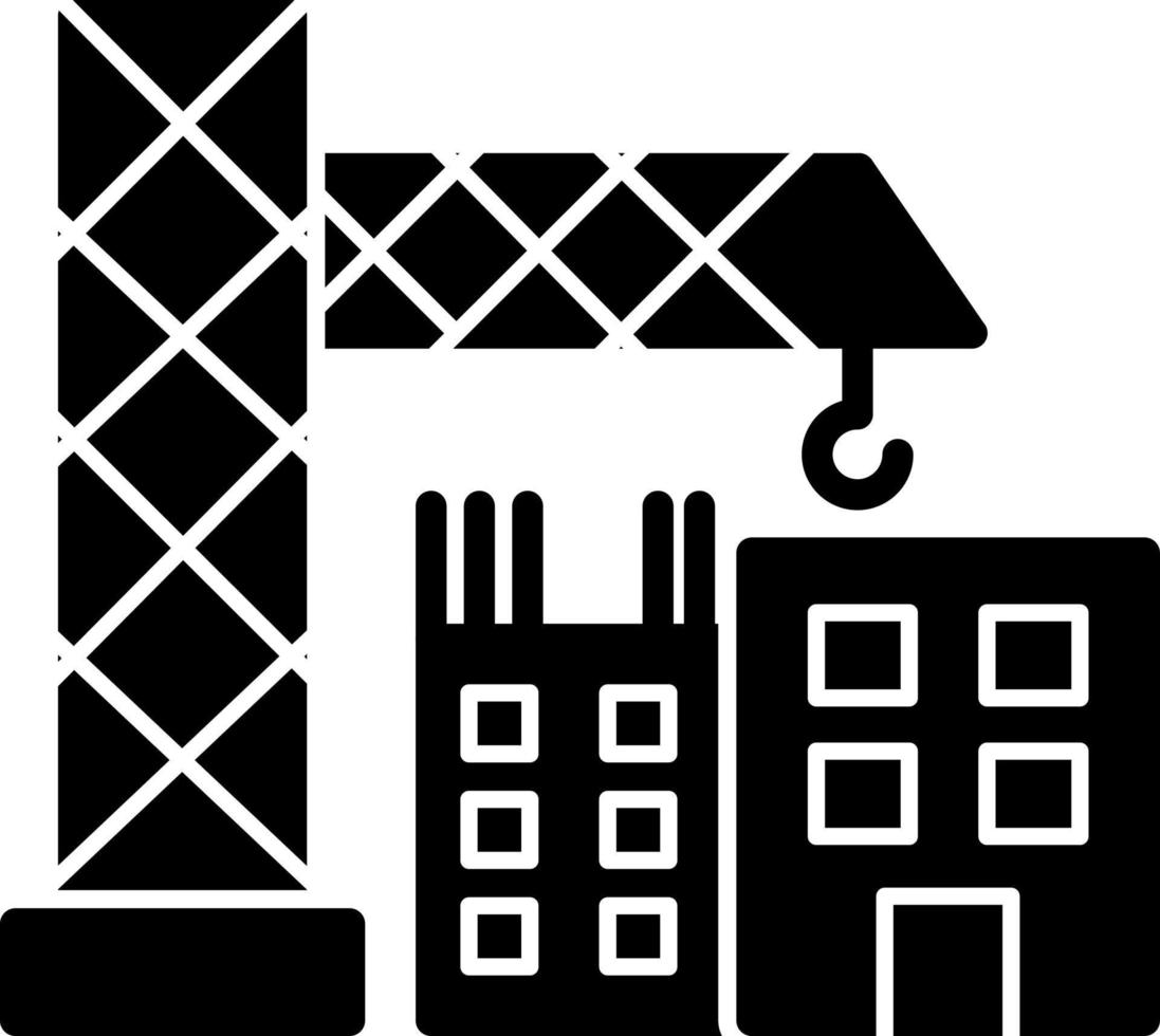 Construction Site Vector Icon Design