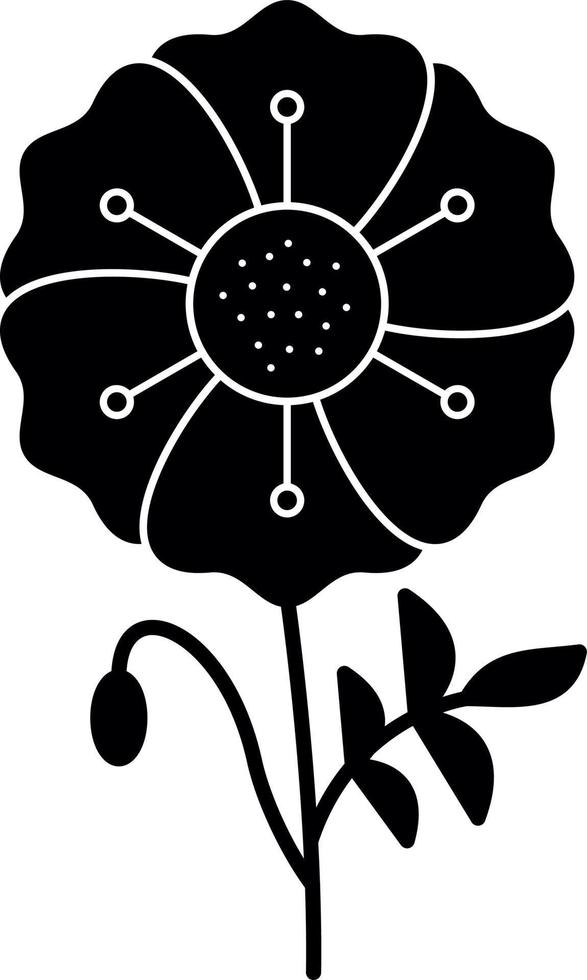 Poppy Vector Icon Design