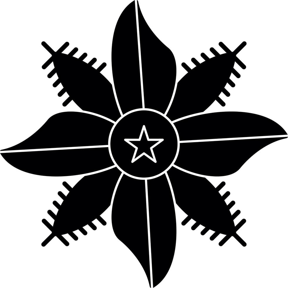 Borage Vector Icon Design