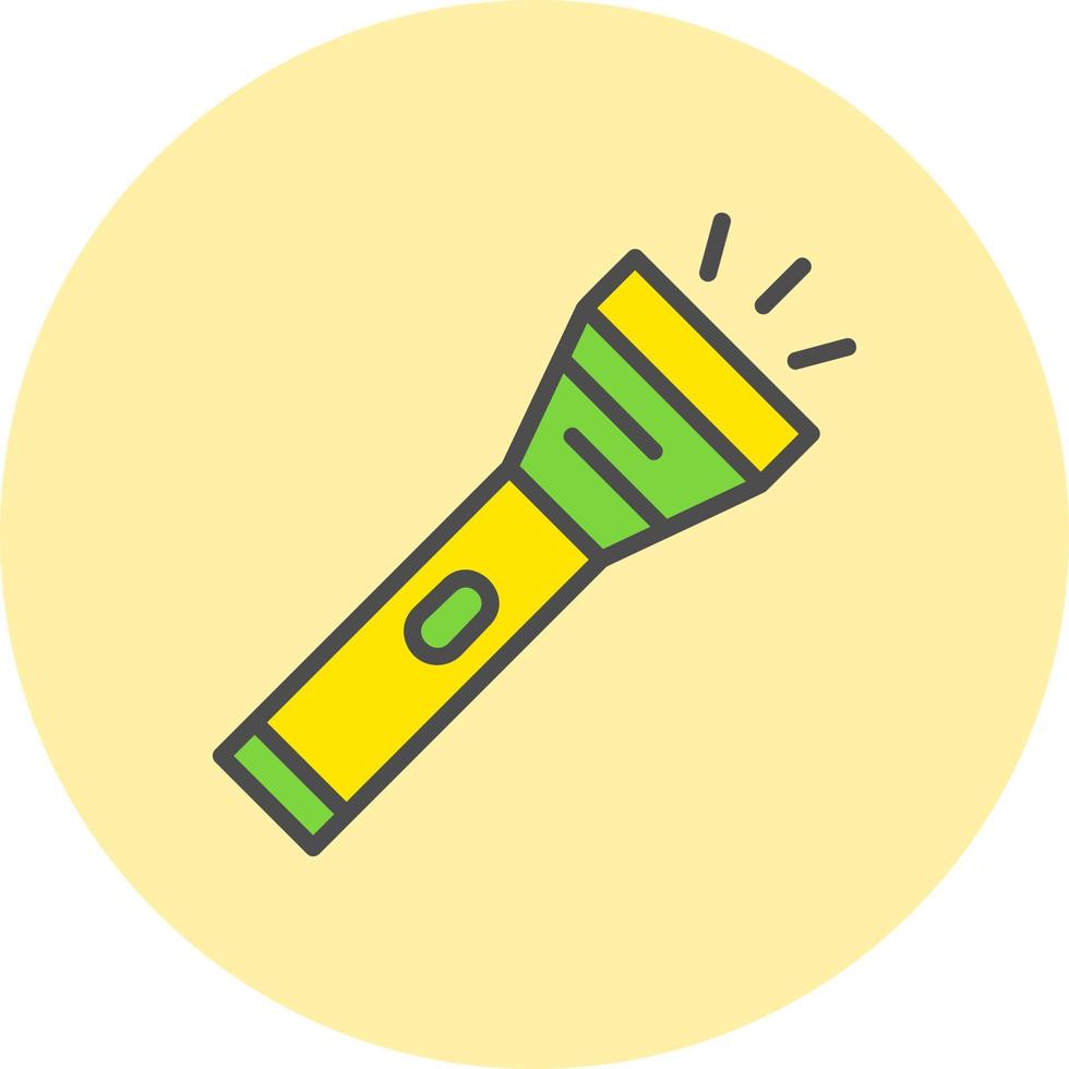 Flashlight Vector Icon
