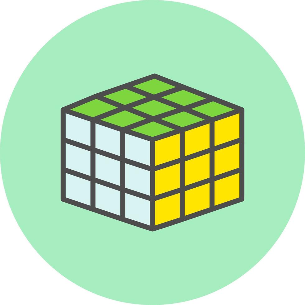 Rubik Vector Icon