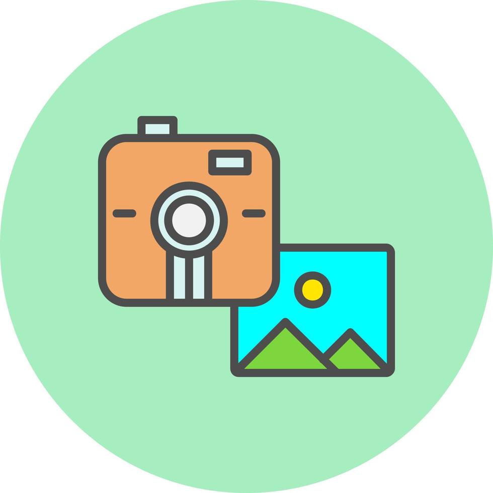 Instant Camera Vector Icon