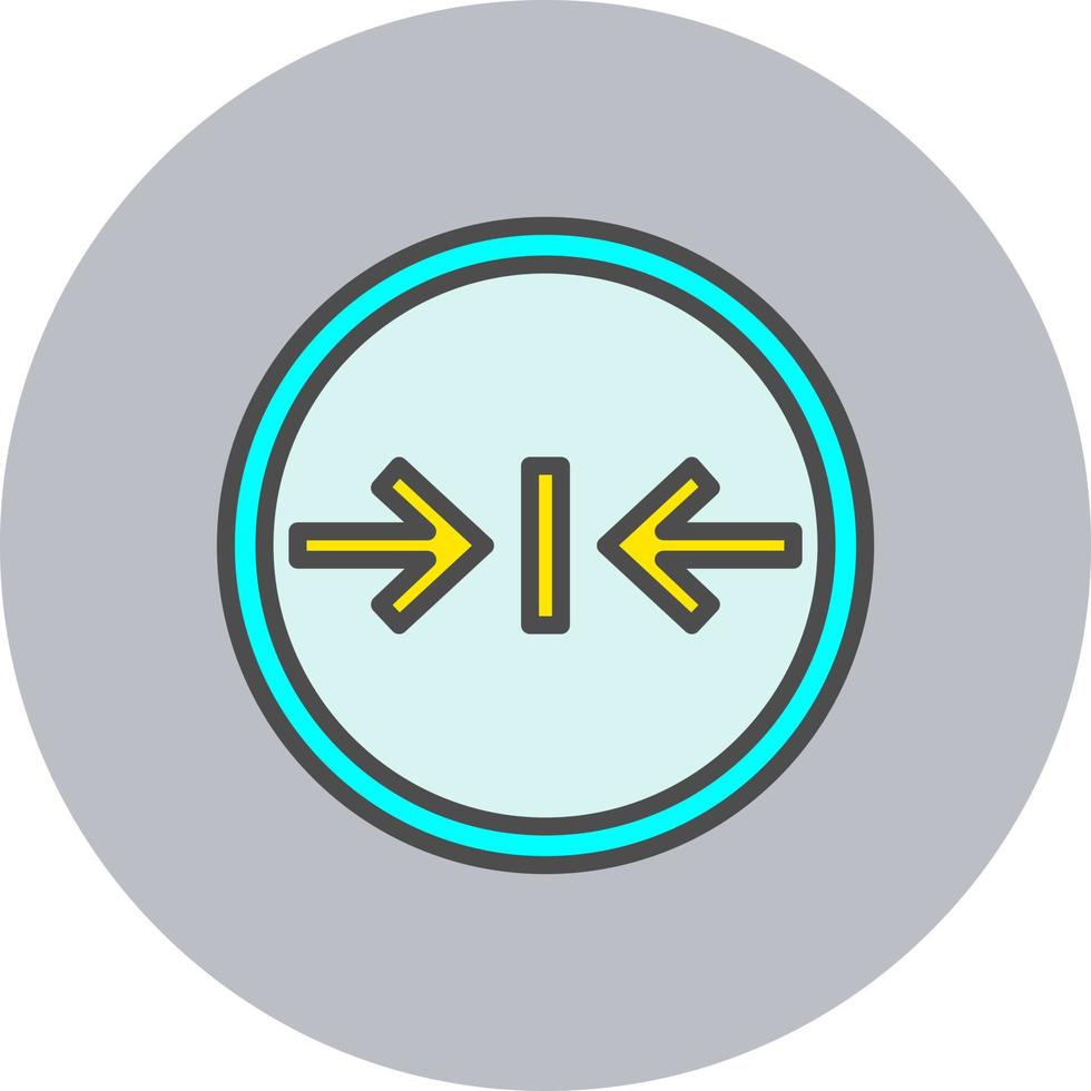 Narrow Arror Vector Icon