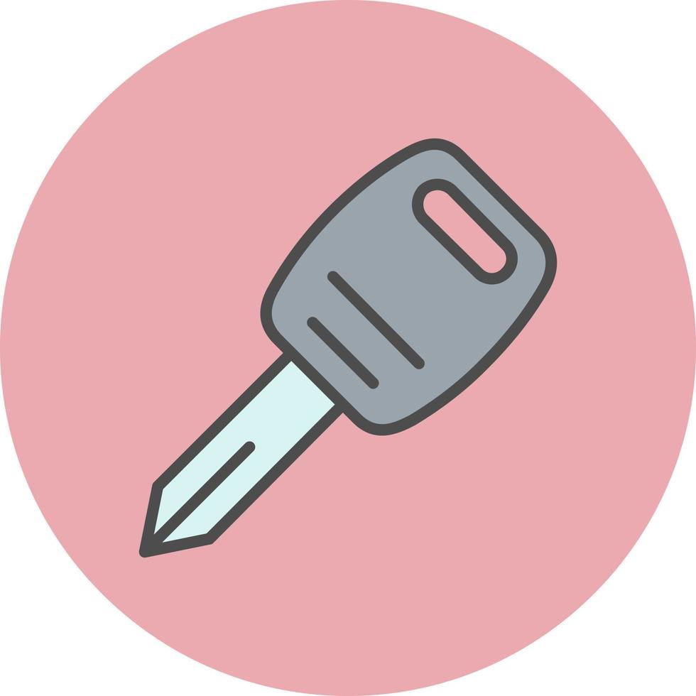 Car Key Vector Icon