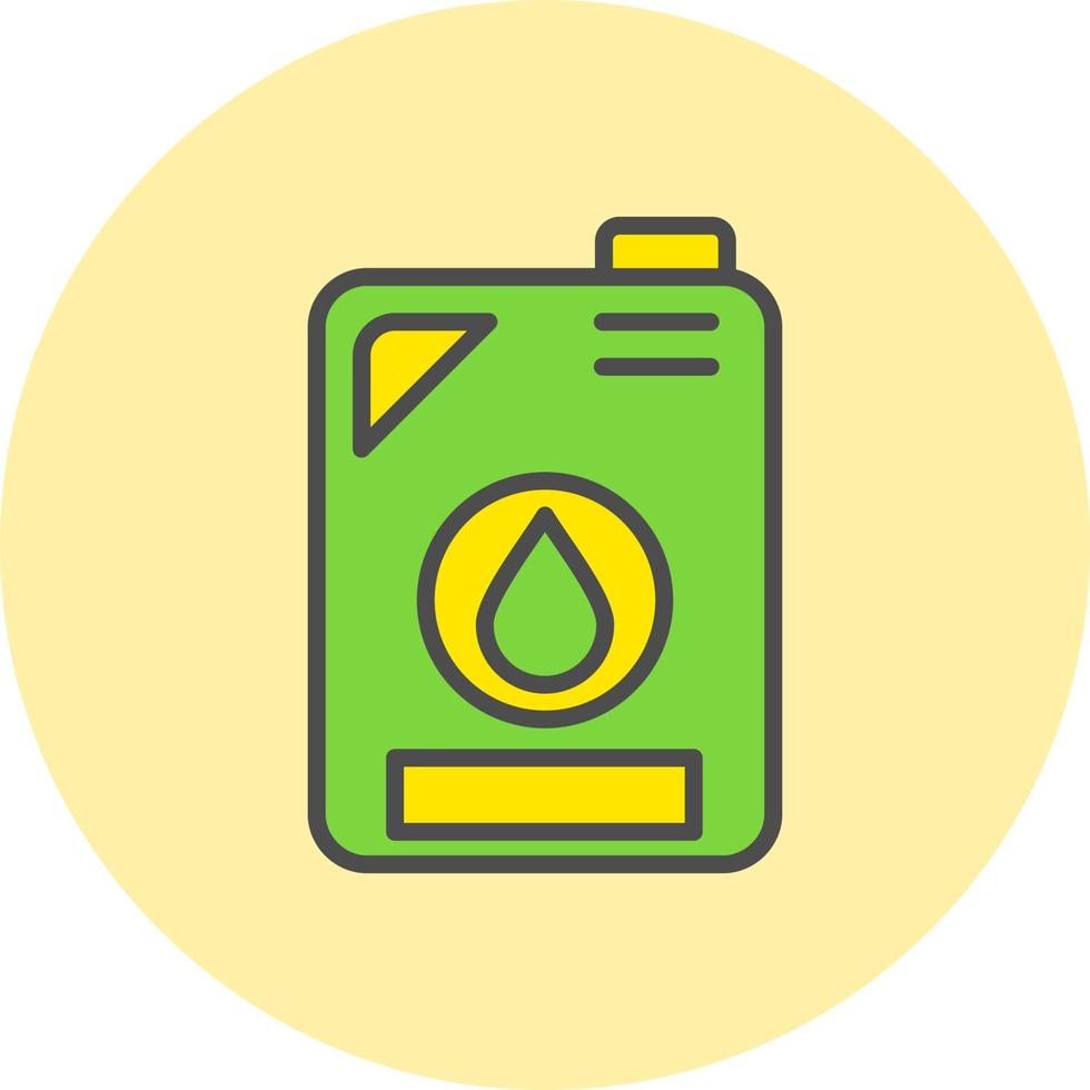 Oil Bottle Vector Icon