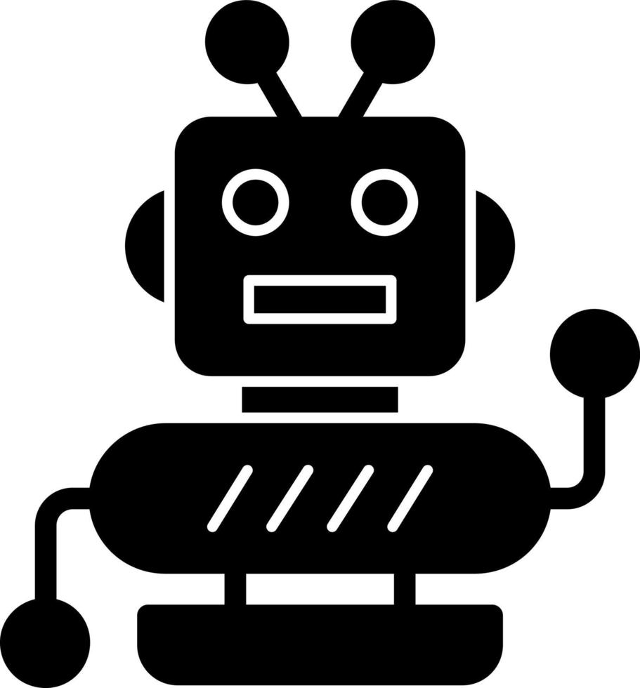 diseño de icono de vector de robot