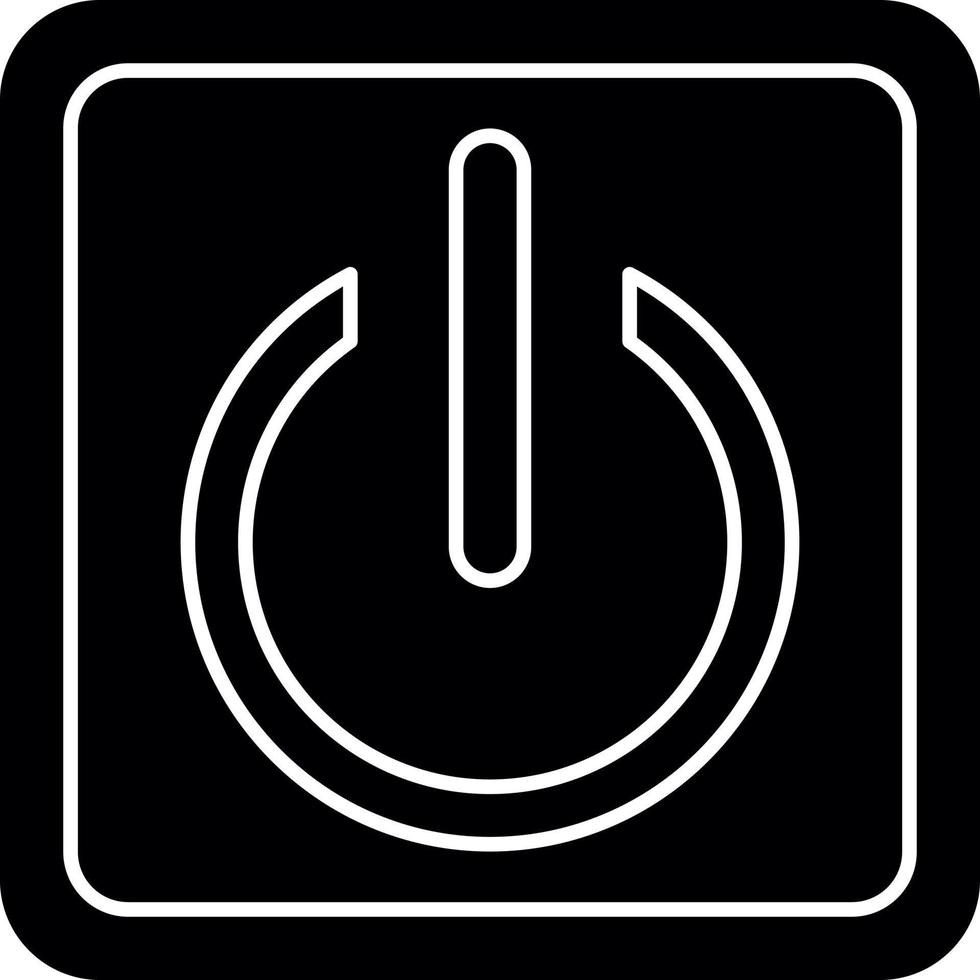 Power Button Vector Icon Design