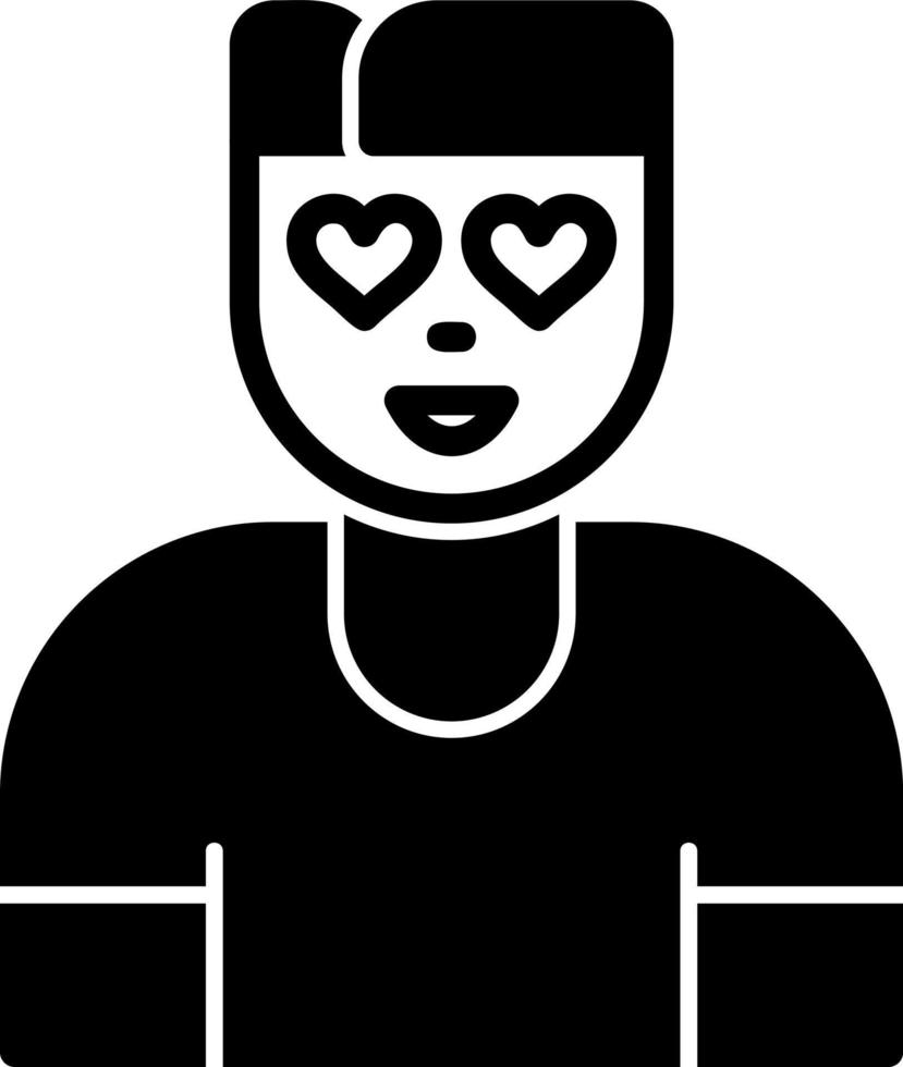 Fall In Love Vector Icon Design
