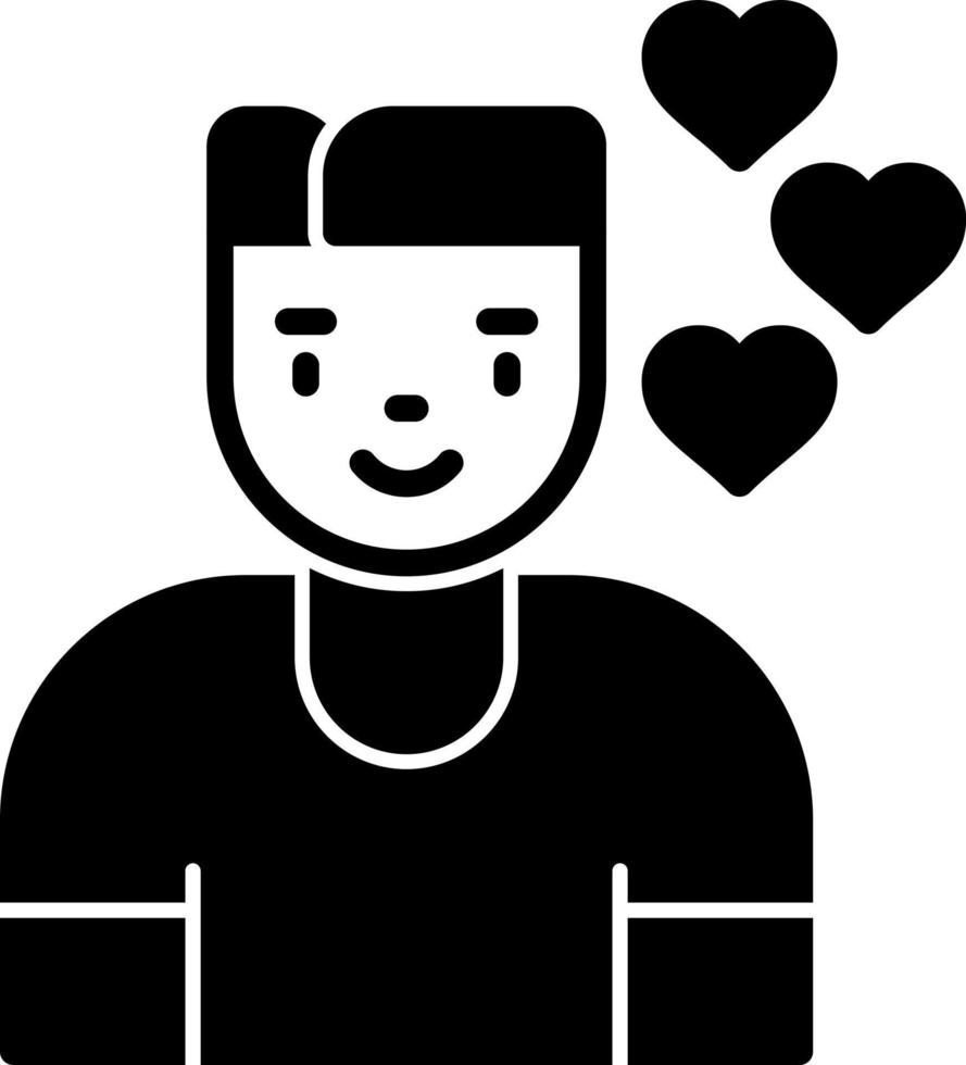 Boyfriend Vector Icon Design