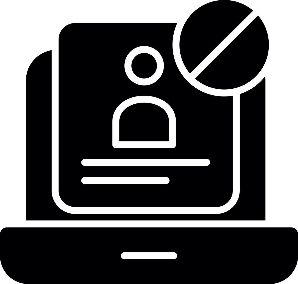 Unauthorized Vector Icon Design