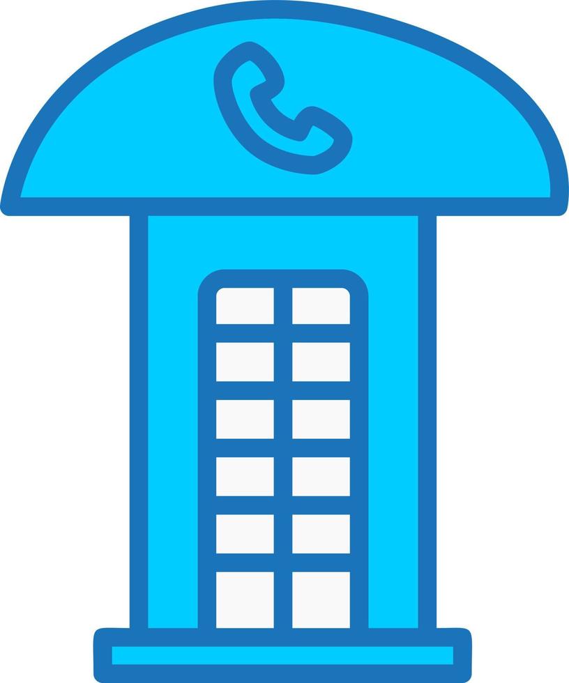 Phone Booth Vector Icon