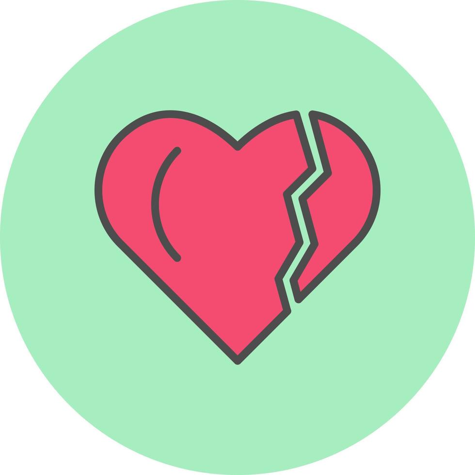 Heartbroken Vector Icon