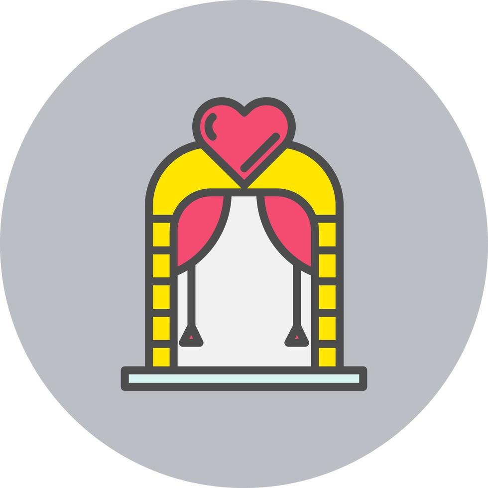 Wedding Arch Vector Icon