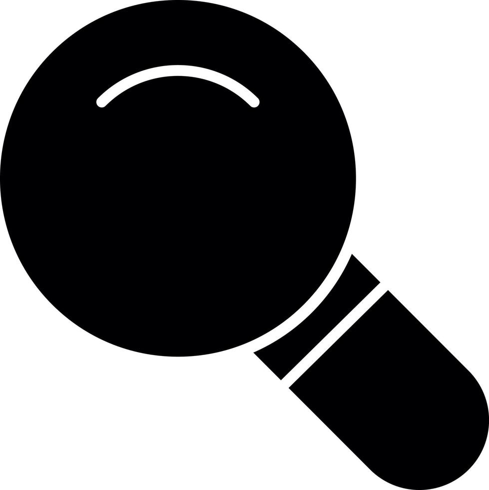 Magnifying Glass Vector Icon Design
