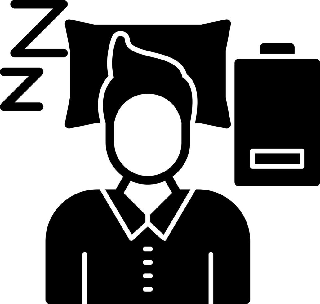 Fatigue Vector Icon Design