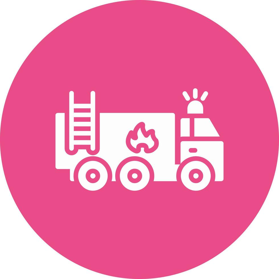 Fire Truck Vector Icon