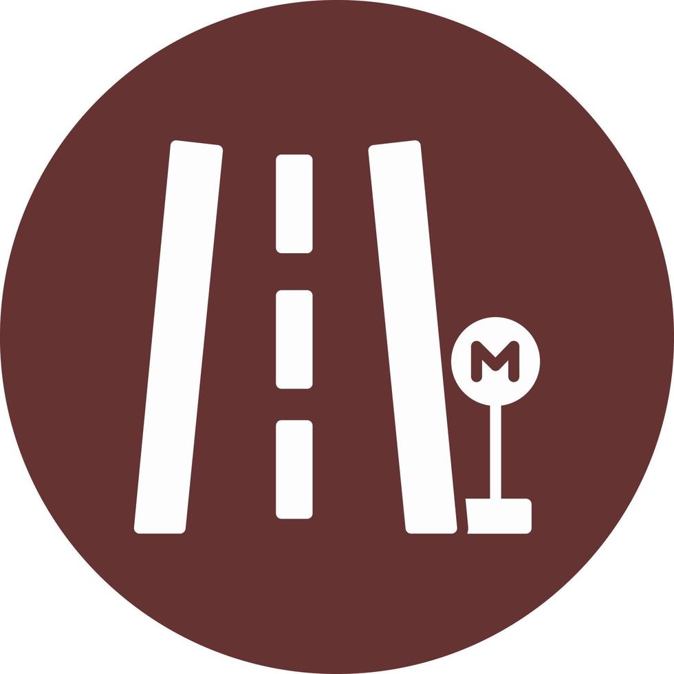 Metro Station Vector Icon