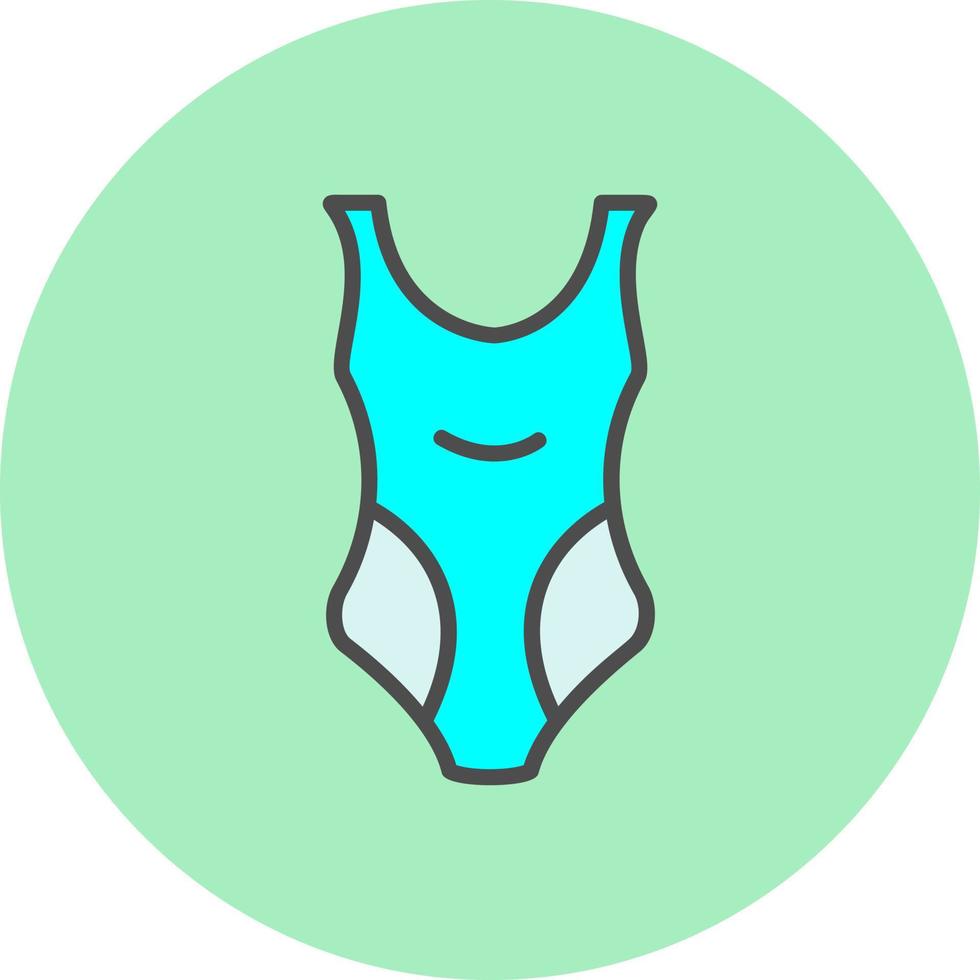 icono de vector de traje de baño